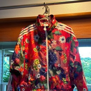 Adidas girls floral jacket